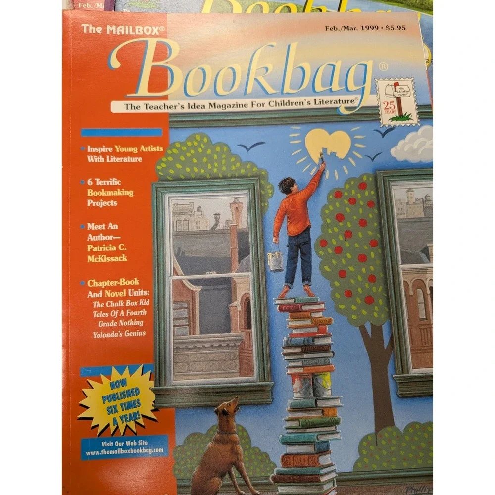 The Mailbox Bookbag Vintage Teacher's Idea Magazines Lot for Children Literature